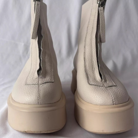 THE ROW Textured-nubuck platform ankle boots - Picture 4 of 12